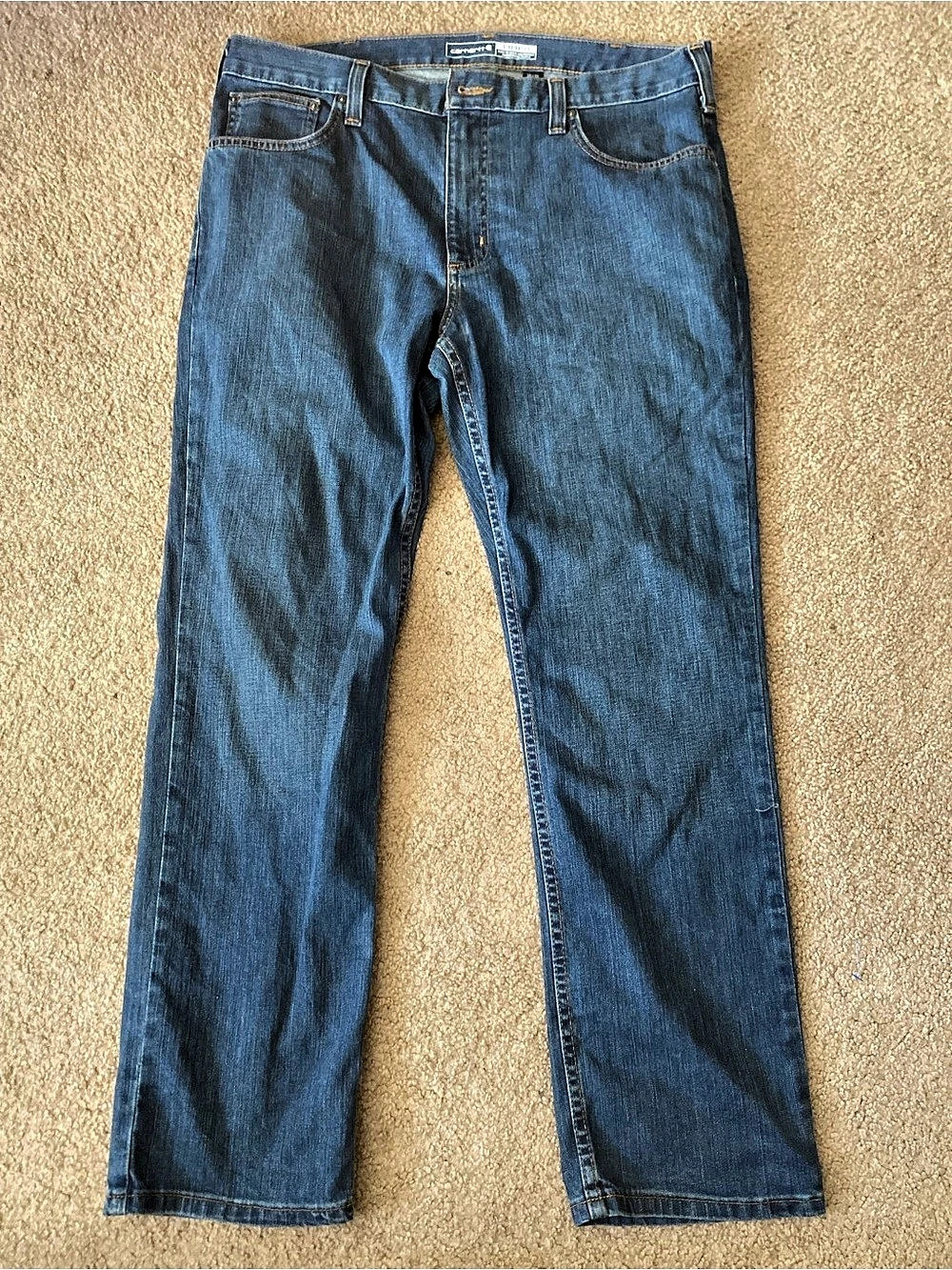 Carhartt Rugged Flex 5-Pocket Tapered Jean Straight Fit Blue 36X30